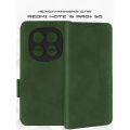 Чехол-книжка для Xiaomi Redmi Note 15 Pro+ 5G (зеленый) MSCase