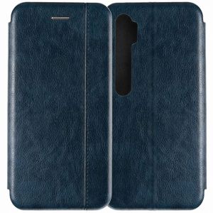 Чехол-книжка для Xiaomi Mi Note 10 / 10 Pro (синий) Retro Case