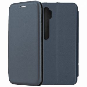 Чехол-книжка для Xiaomi Mi Note 10 / 10 Pro (темно-синий) Fashion Case