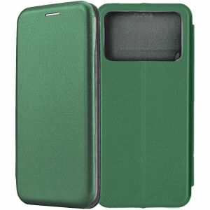 Чехол-книжка для Xiaomi POCO C40 (зеленый) Fashion Case