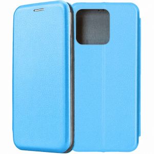 Чехол-книжка для Xiaomi Redmi 10C (голубой) Fashion Case