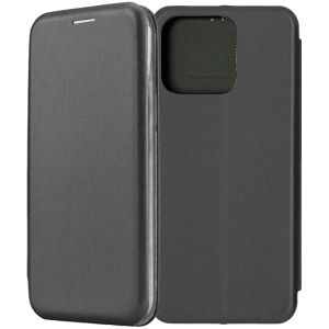 Чехол-книжка для Xiaomi Redmi 12C (черный) Fashion Case
