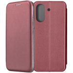 Чехол-книжка для Xiaomi Redmi 13C (темно-красный) Fashion Case