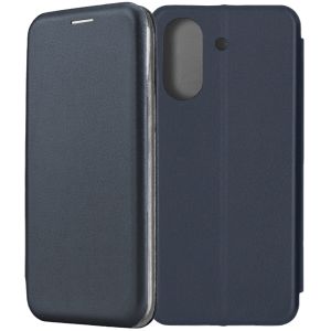 Чехол-книжка для Xiaomi Redmi 13C (темно-синий) Fashion Case