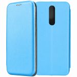 Чехол-книжка для Xiaomi Redmi 8 (голубой) Fashion Case