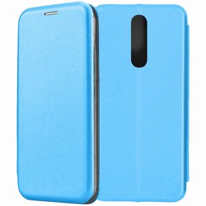 Чехол-книжка для Xiaomi Redmi 8 (голубой) Fashion Case
