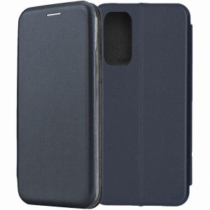 Чехол-книжка для Xiaomi Redmi Note 11 / Note 11S (темно-синий) Fashion Case