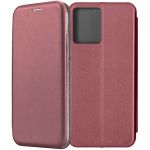 Чехол-книжка для Xiaomi Redmi Note 12 (темно-красный) Fashion Case