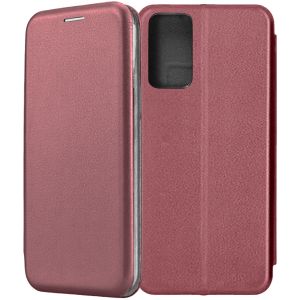 Чехол-книжка для Xiaomi Redmi Note 12S (темно-красный) Fashion Case