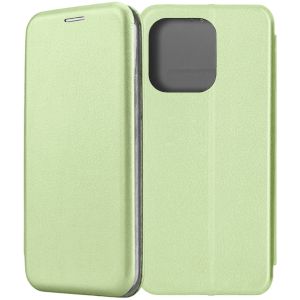 Чехол-книжка для Xiaomi Redmi Note 13 4G (аквамарин) Fashion Case