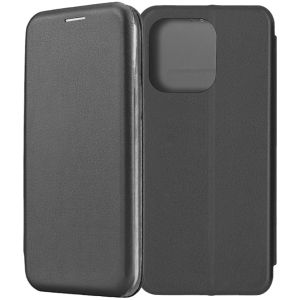 Чехол-книжка для Xiaomi Redmi Note 13 4G (черный) Fashion Case