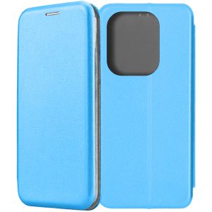 Чехол-книжка для Xiaomi POCO M6 Pro (голубой) Fashion Case