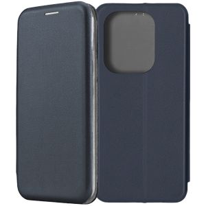 Чехол-книжка для Xiaomi Redmi Note 13 Pro 4G (темно-синий) Fashion Case