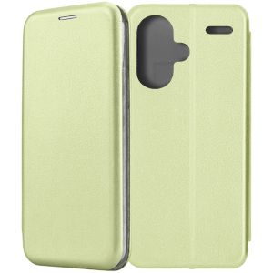 Чехол-книжка для Xiaomi Redmi Note 13 Pro+ 5G (фисташковый) Fashion Case