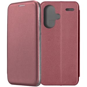 Чехол-книжка для Xiaomi Redmi Note 13 Pro+ 5G (темно-красный) Fashion Case