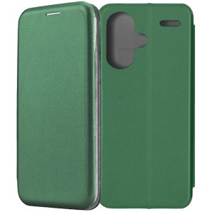 Чехол-книжка для Xiaomi Redmi Note 13 Pro+ 5G (зеленый) Fashion Case