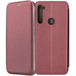 Чехол-книжка для Xiaomi Redmi Note 8 (темно-красный) Fashion Case