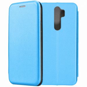 Чехол-книжка для Xiaomi Redmi Note 8 Pro (голубой) Fashion Case
