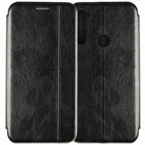 Чехол-книжка для Xiaomi Redmi Note 8T (черный) Retro Case