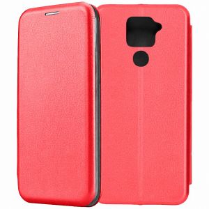 Чехол-книжка для Xiaomi Redmi Note 9 (красный) Fashion Case