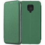 Чехол-книжка для Xiaomi Redmi Note 9 Pro / Note 9S (зеленый) Fashion Case