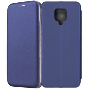 Чехол-книжка для Xiaomi Redmi Note 9 Pro / Note 9S (синий) Fashion Case