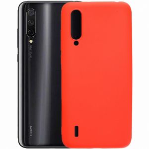 Чехол-накладка силиконовый для Xiaomi Mi 9 Lite (красный) MatteCover