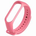 Силиконовый ремешок для Xiaomi Mi Band 3 / Mi Band 4 (розовый)