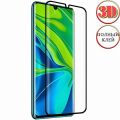 Защитное стекло 3D для Xiaomi Mi Note 10 / 10 Pro [изогнутое клеится на весь экран] Red Line (черное)