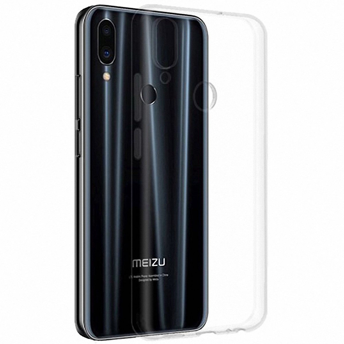 Прозрачный чехол на Meizu Note 9 силиконовый купить