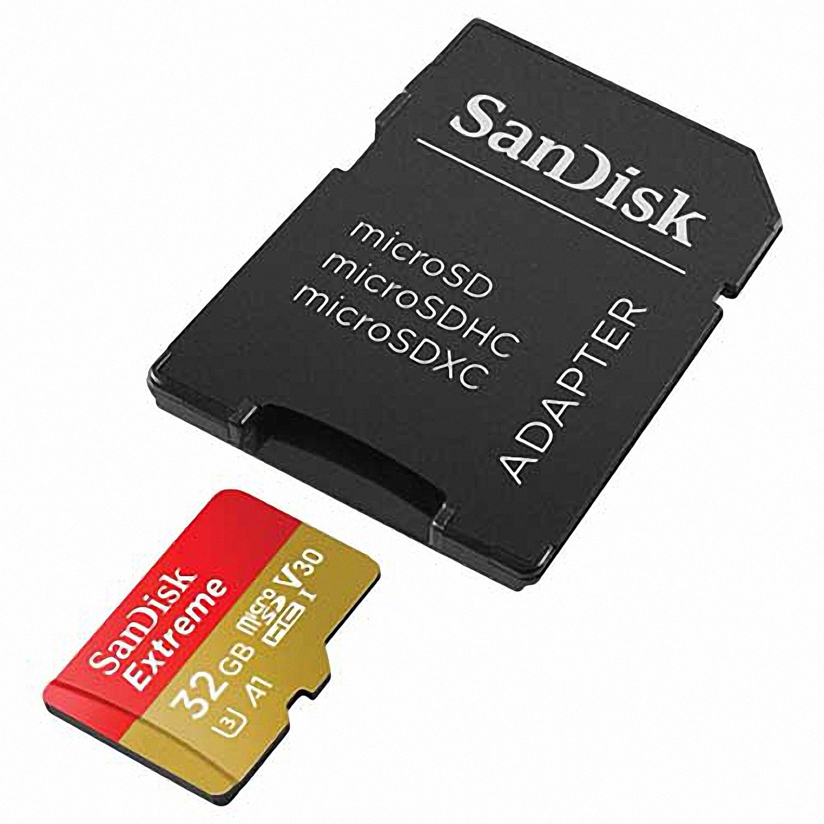 Карту памяти microSD на 32Гб SanDisk Extreme для дрона и экшн камеры купить