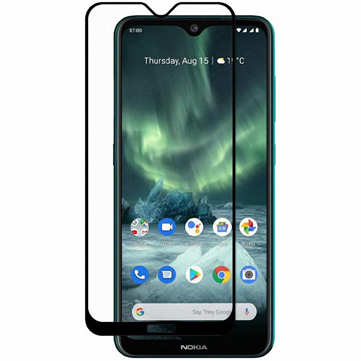 Купить полноразмерное стекло на Nokia 7.2 экран 6.3