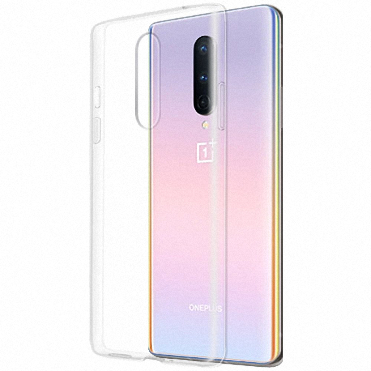 Прозрачный силиконовый чехол для OnePlus 8