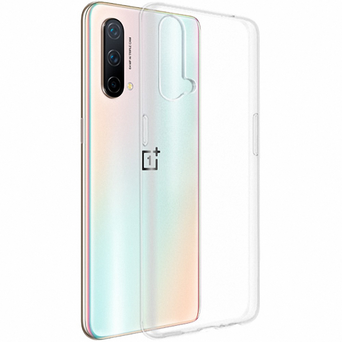 Чехол на OnePlus Nord CE силиконовый прозрачный