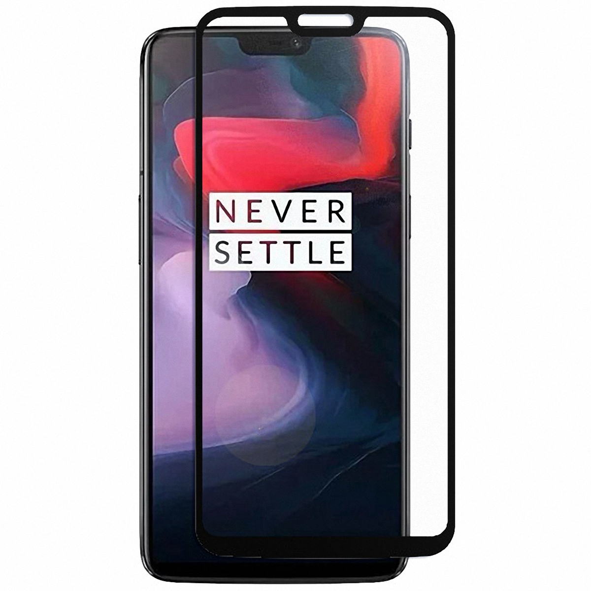 Защитное стекло OnePlus 6 весь экран черное купить