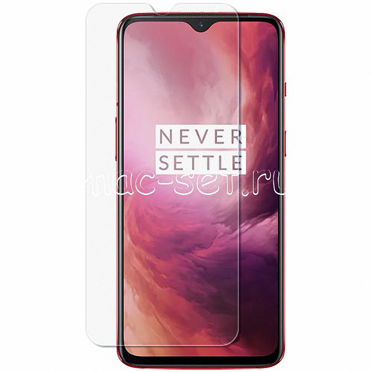 Защитное броне стекло на OnePlus 7 прозрачное