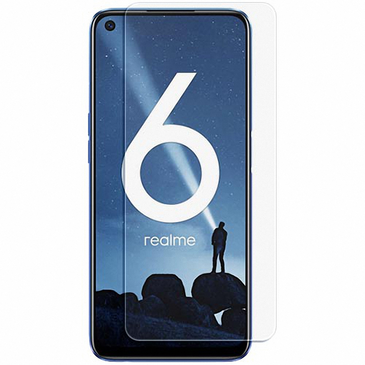 Защитное стекло для Realme 6 купить прозрачное