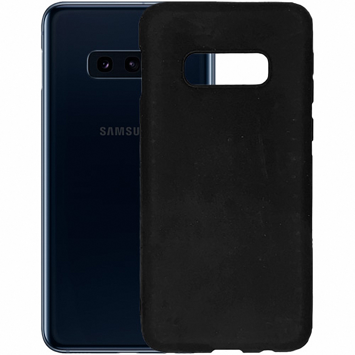 Чехол на Samsung Galaxy S10e SM-G970 силиконовый черныйч