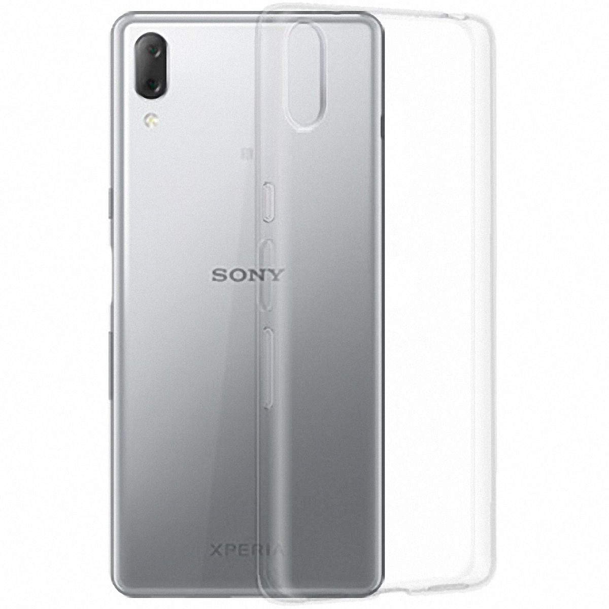 Купить прозрачный силиконовый чехол на Sony Xperia L3 Dual