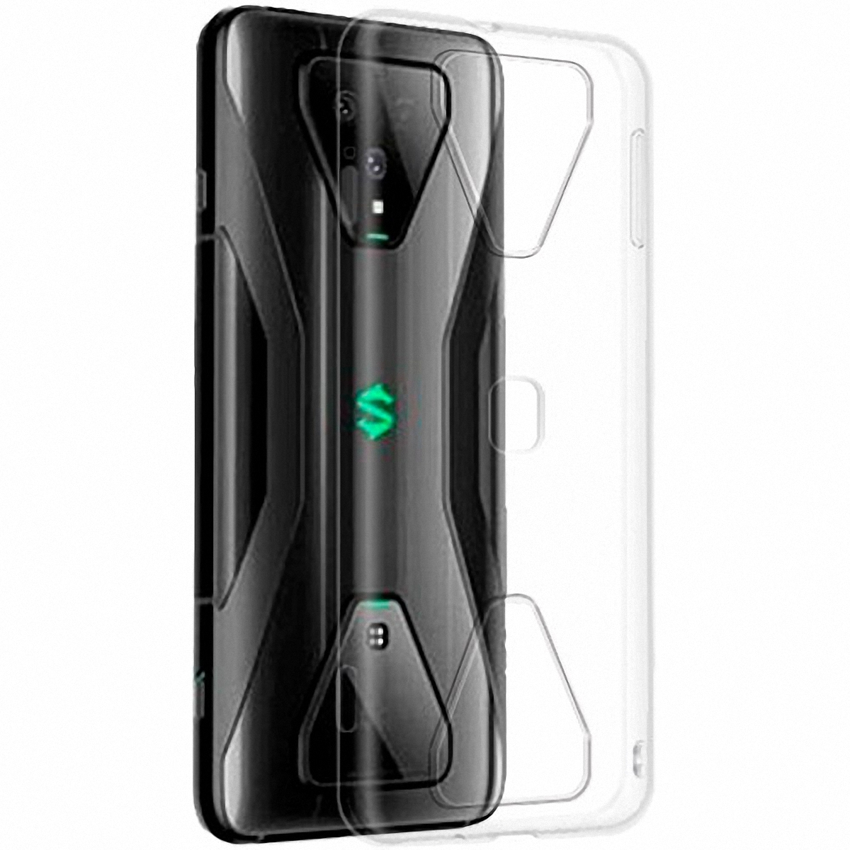 Силиконовый чехол для Xiaomi Black Shark 3 прозрачный