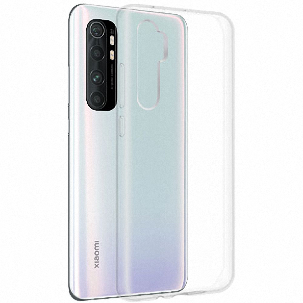 Прозрачный силиконовый чехол Xiaomi Mi Note 10 Lite заказать