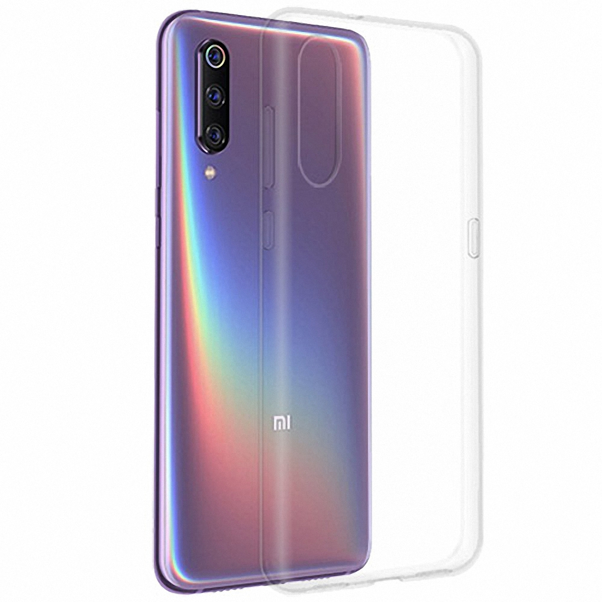 Купить бампер-чехол на Xiaomi Mi9 силиконовый прозрачный