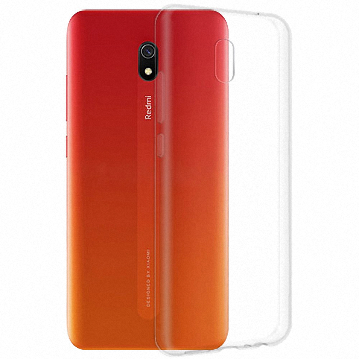 Силиконовый чехол Xiaomi Redmi 8A прозрачный