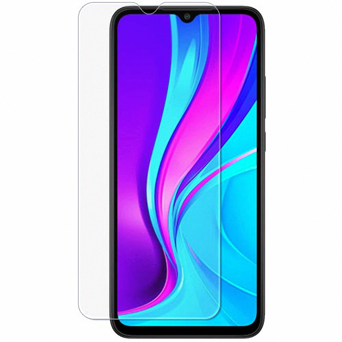 Купить защитное стекло на экран Xiaomi Redmi 9C с диагональю 6.53 дюйма